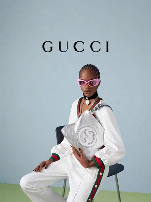 Gucci Blondie piccolo Tote Bag Luxury Silver White ha marcato a caldo le signore borsa