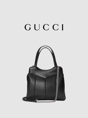 Siluette di cuoio di Tone Gucci Tote Mini Classic del palladio