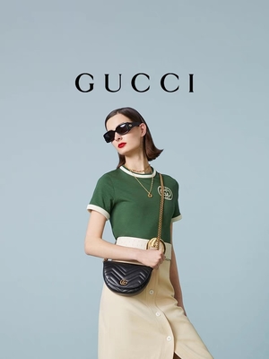 GG bollato di cuoio nero Marmont Tote Bag Quilted Matelasse di Bag Chain del messaggero