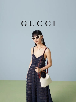 Principessa bollata di cuoio bianca Diana Handbag di Gucci della borsa a tracolla