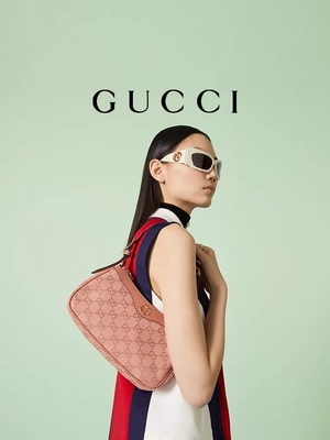 Abitudine della borsa a tracolla di GG di Ophidia di piccolo rosa unisex piccola