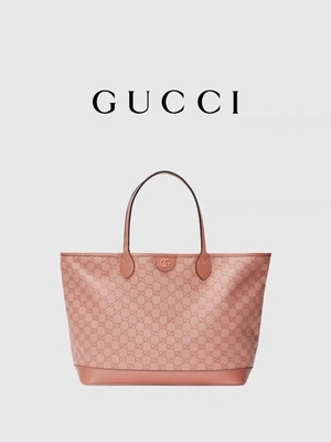 Viaggio medio di GG Tote Shoulder Bag For Business di Gucci Ophidia della tela rosa