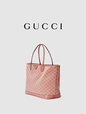 Viaggio medio di GG Tote Shoulder Bag For Business di Gucci Ophidia della tela rosa