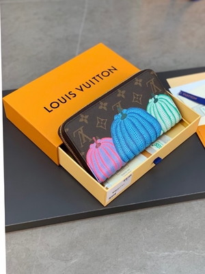 Cuoio unisex di LV Sarah Monogram Wallet Damier Collaboration della tela