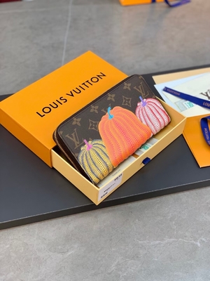 Cuoio unisex di LV Sarah Monogram Wallet Damier Collaboration della tela