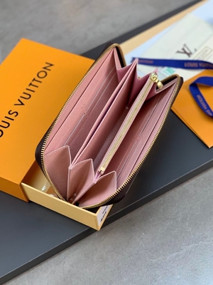 Cuoio unisex di LV Sarah Monogram Wallet Damier Collaboration della tela