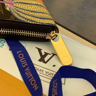 Cuoio unisex di LV Sarah Monogram Wallet Damier Collaboration della tela