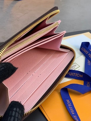 Cuoio unisex di LV Sarah Monogram Wallet Damier Collaboration della tela
