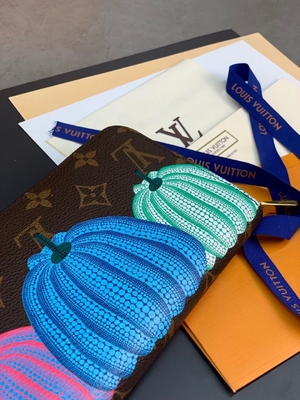 Cuoio unisex di LV Sarah Monogram Wallet Damier Collaboration della tela