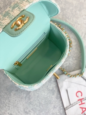 Rosa di verde della borsa della scatola di Mini Designer Purses Chanel Mini del monogramma delle ragazze