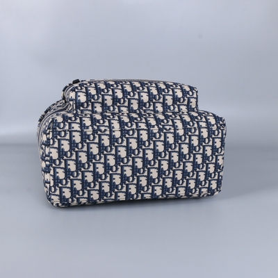 Progettista Small Diortravel Backpack Dior Oblique Jacquard blu