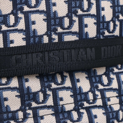 Progettista Small Diortravel Backpack Dior Oblique Jacquard blu