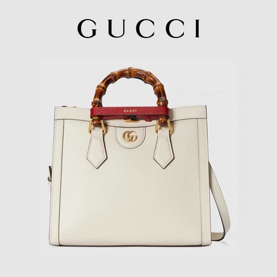 L'abitudine lucida bianca ha marcato a caldo principessa Diana Handbag di Gucci delle borse