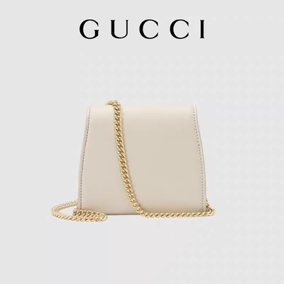 L'abitudine di cuoio bianca ha marcato a caldo le borse borsa media di Blondie Gucci