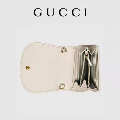 L'abitudine di cuoio bianca ha marcato a caldo le borse borsa media di Blondie Gucci