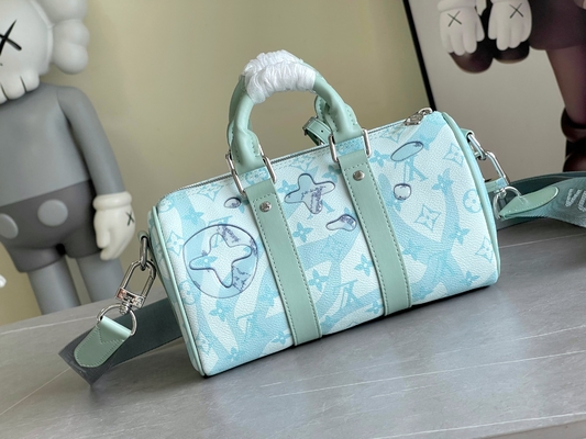 Borsa blu di viaggio di Monogram Bag Keepall BandoulièRe 50 del progettista di LV di affari