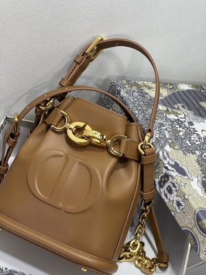 CD impresso Christian Dior Sport Bag Calfskin di C'est Dior Bag Gold Saddle
