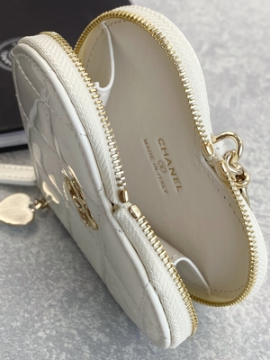 Il vitello laccato a catena Preloved ha marcato a caldo l'oro Tone Metal Black And White della borsa