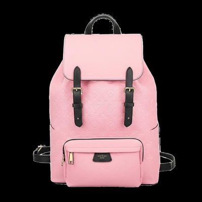 Il nero rosa di Brand Backpack Louis Vuitton Monogram Montsouris Backpack del progettista di LV